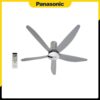 Ngoại hình của quạt trần Panasonic 5 cánh F-60TAN màu xám