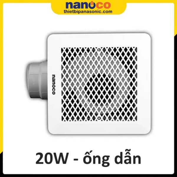 Quạt hút âm trần lồng sóc Nanoco NFV2521 20W