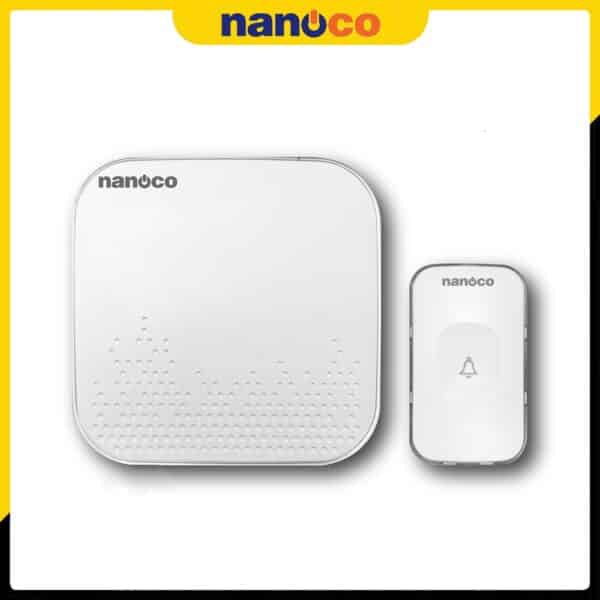 Bộ chuông điện không dây Nanoco ND156 gồm nút cảm ứng