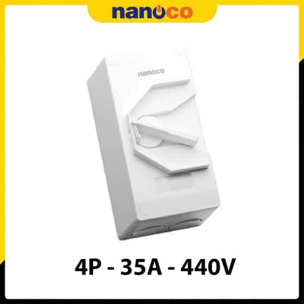 Mua Cầu dao cách ly kín nước Nanoco NIS435 giá rẻ tại Tổng kho Panasonic