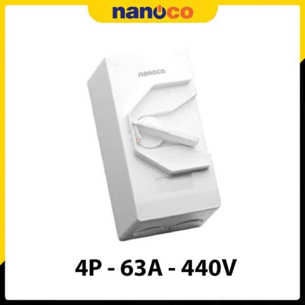 Ngoại hình của Isolator Panasonic NIS463 4P - 63A - 440V - IP66