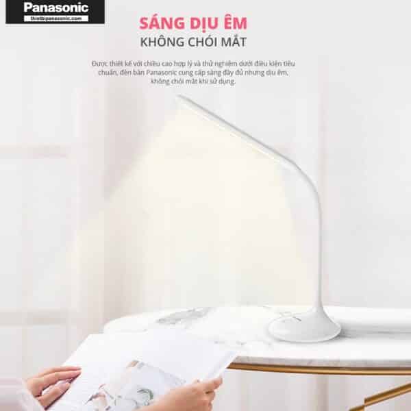 Đèn bàn Panasonic HH-LT0220P19L cung cấp ánh sáng đầy đủ, dịu êm, không chói mắt