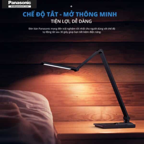 Đèn bàn Panasonic NNP63935191 sở hữu chế độ tắt/mở thông minh giúp tiết kiệm tối đa điện năng sử dụng