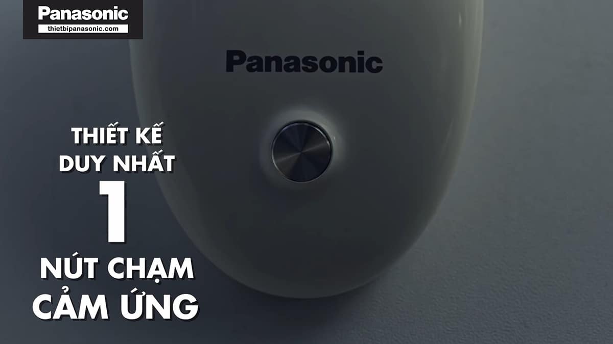 Đèn bàn Panasonic HHGLT034188 với thiết kế duy nhất 1 nút chạm cảm ứng