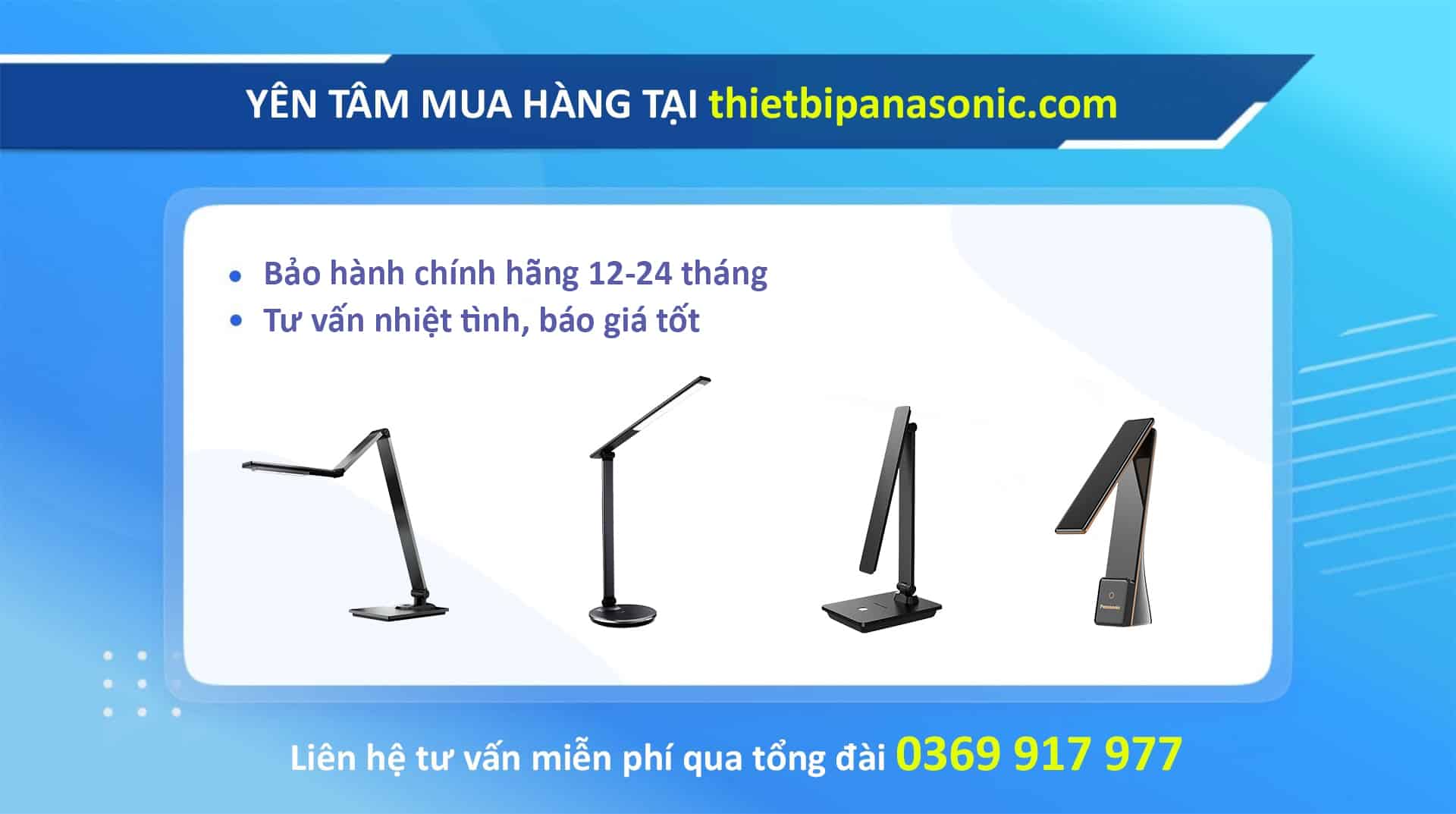 Yên tâm mua đèn bàn Panasonic tại thietbipanasonic.com