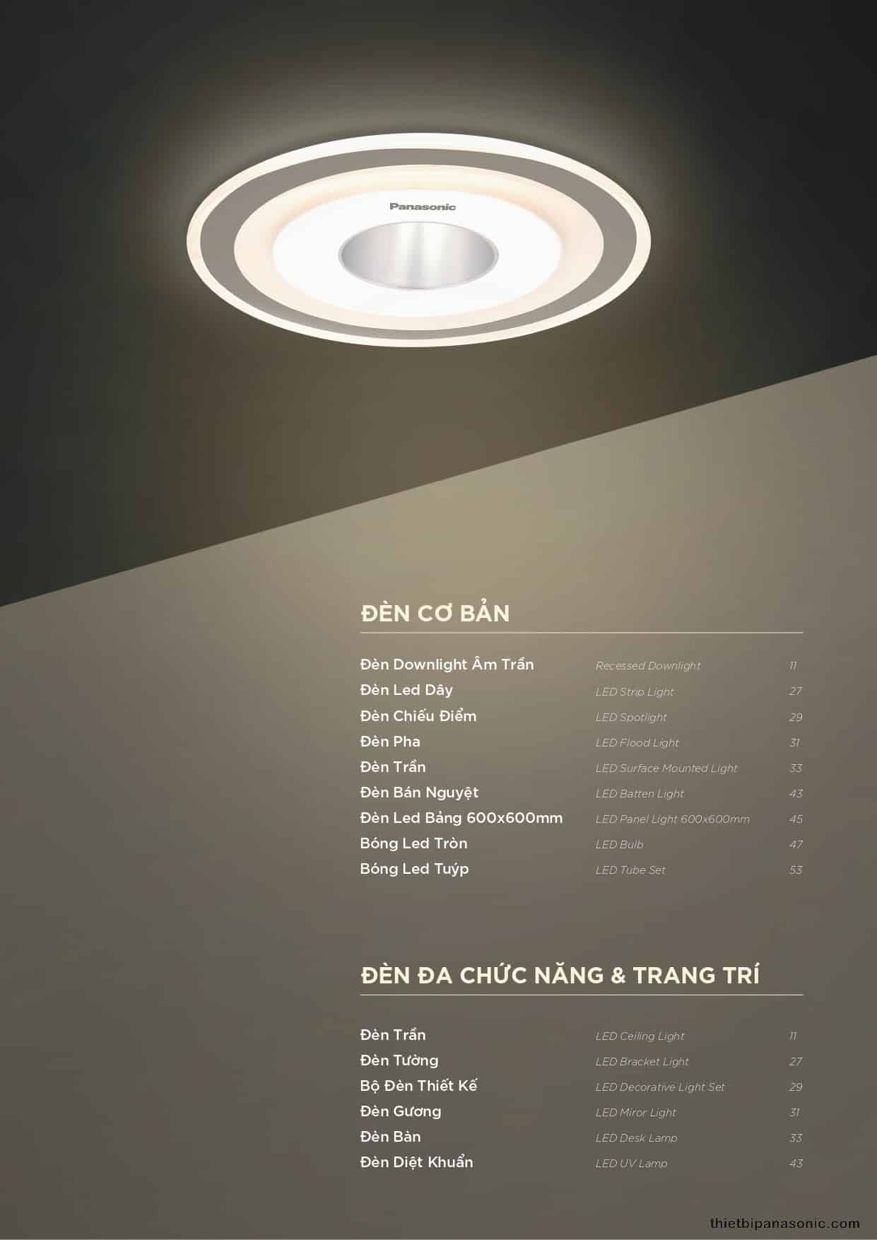 Catalogue - Bảng giá đèn LED Panasonic 2022 (Trang 7/88)