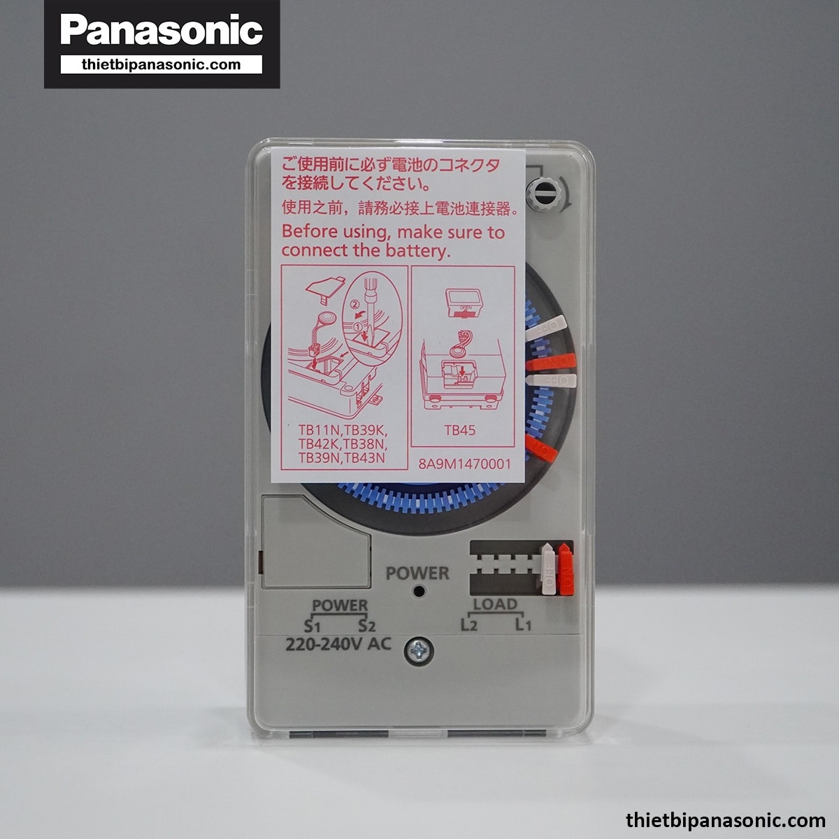 Mua Công tắc đồng hồ Panasonic TB118 giá rẻ, chính hãng tại thietbipanasonic.com