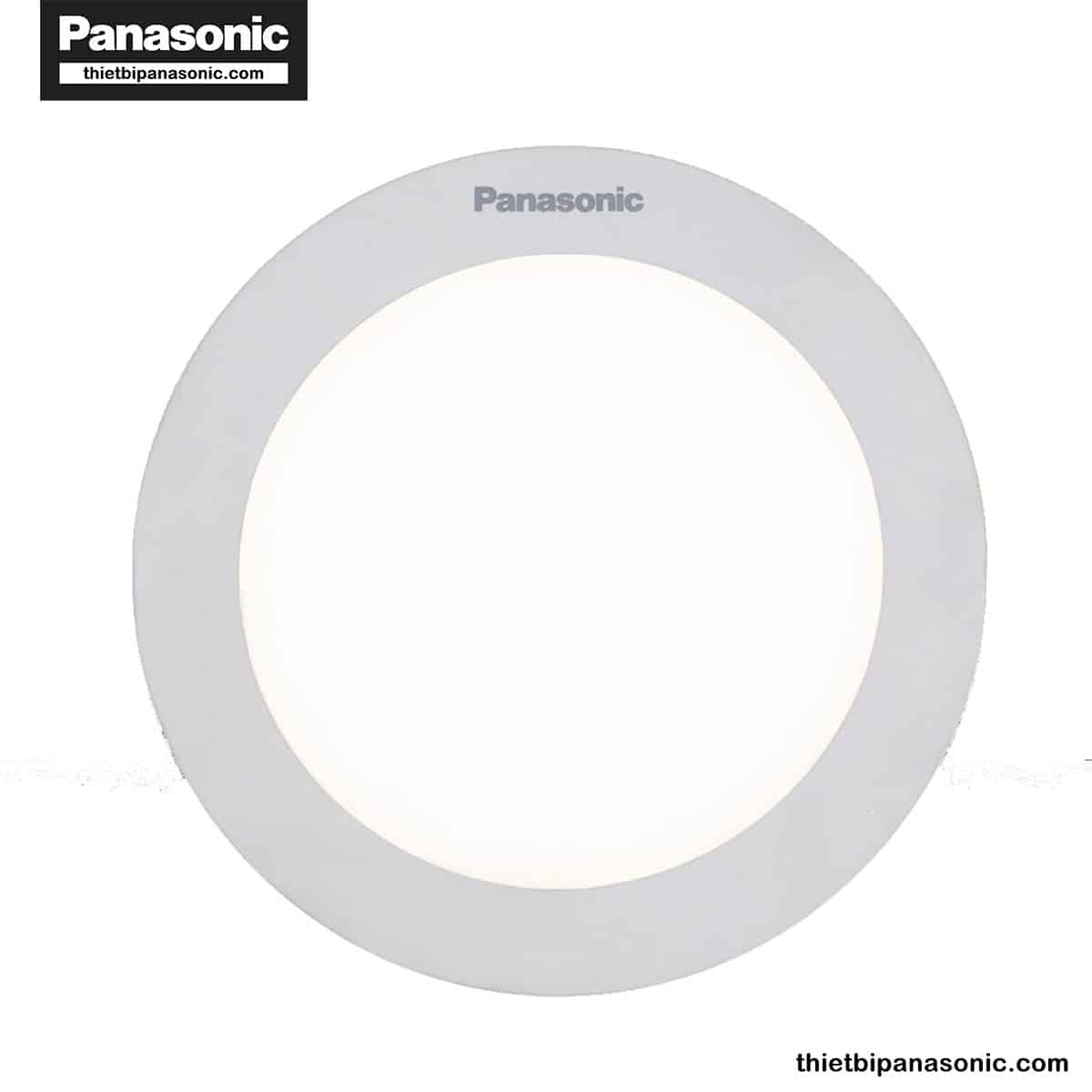 Mặt trước của Đèn LED âm trần siêu mỏng Panasonic Neo Slim Đơn sắc tròn | 6W 9W 12W 15W 18W