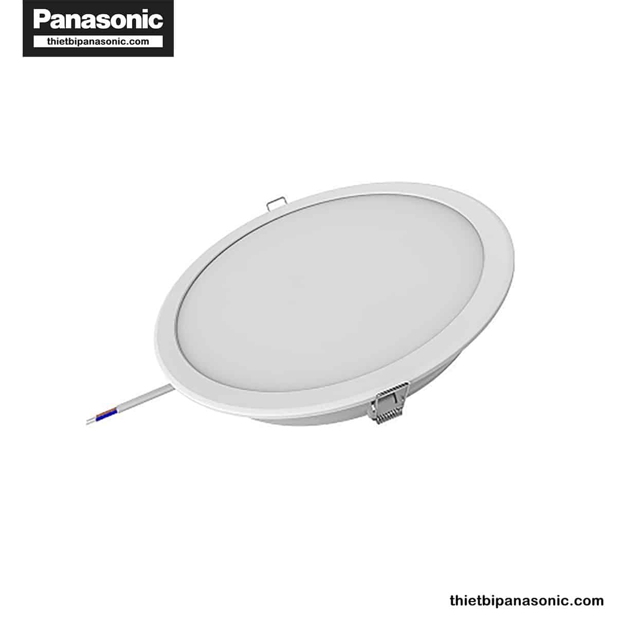 Đèn LED âm trần DN 2G Panasonic 12W đơn sắc tròn | lỗ khoét Ø110mm, Ø125mm