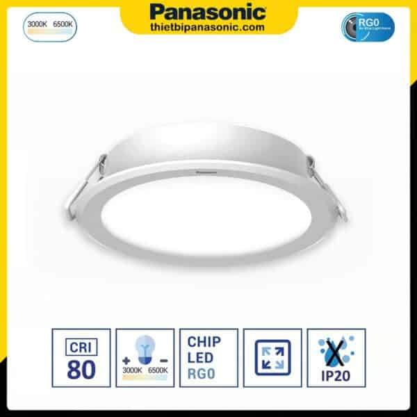 Đèn âm trần Panasonic DN 2G đổi 3 màu 9W (NNV70090WE1A), 12W (NNV70091WE1A), 15W (NNV70092WE1A)