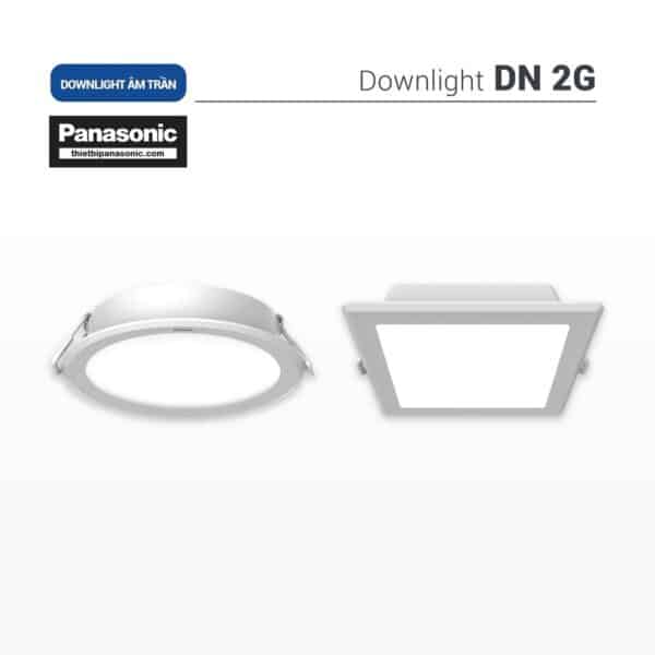 Đèn LED âm trần chống ẩm Panasonic 6W, 9W, 12W | DN 2G Series