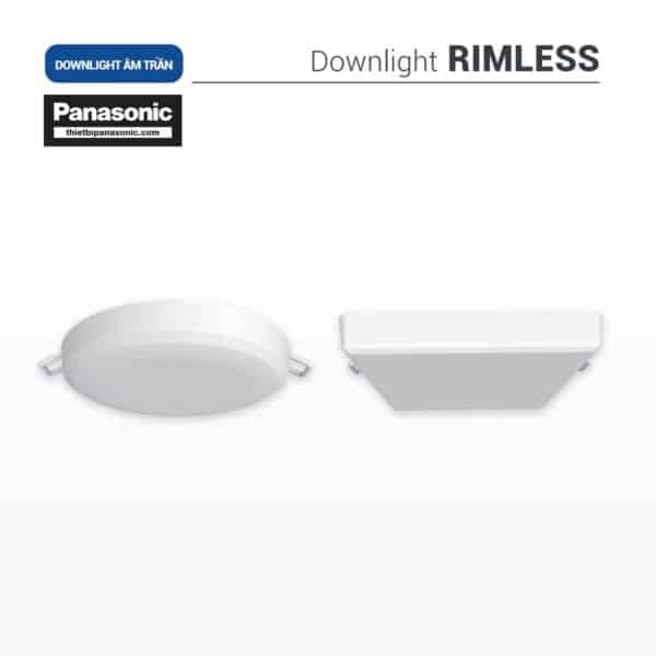 Đèn Downlight Rimless Panasonic vuông 9W, 12W cho Ánh sáng 180°