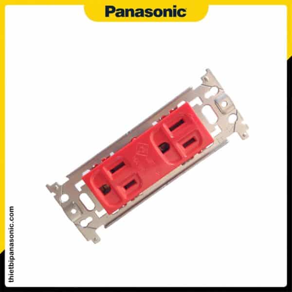 Ổ cắm đôi Panasonic WN1518R có dây nối đất