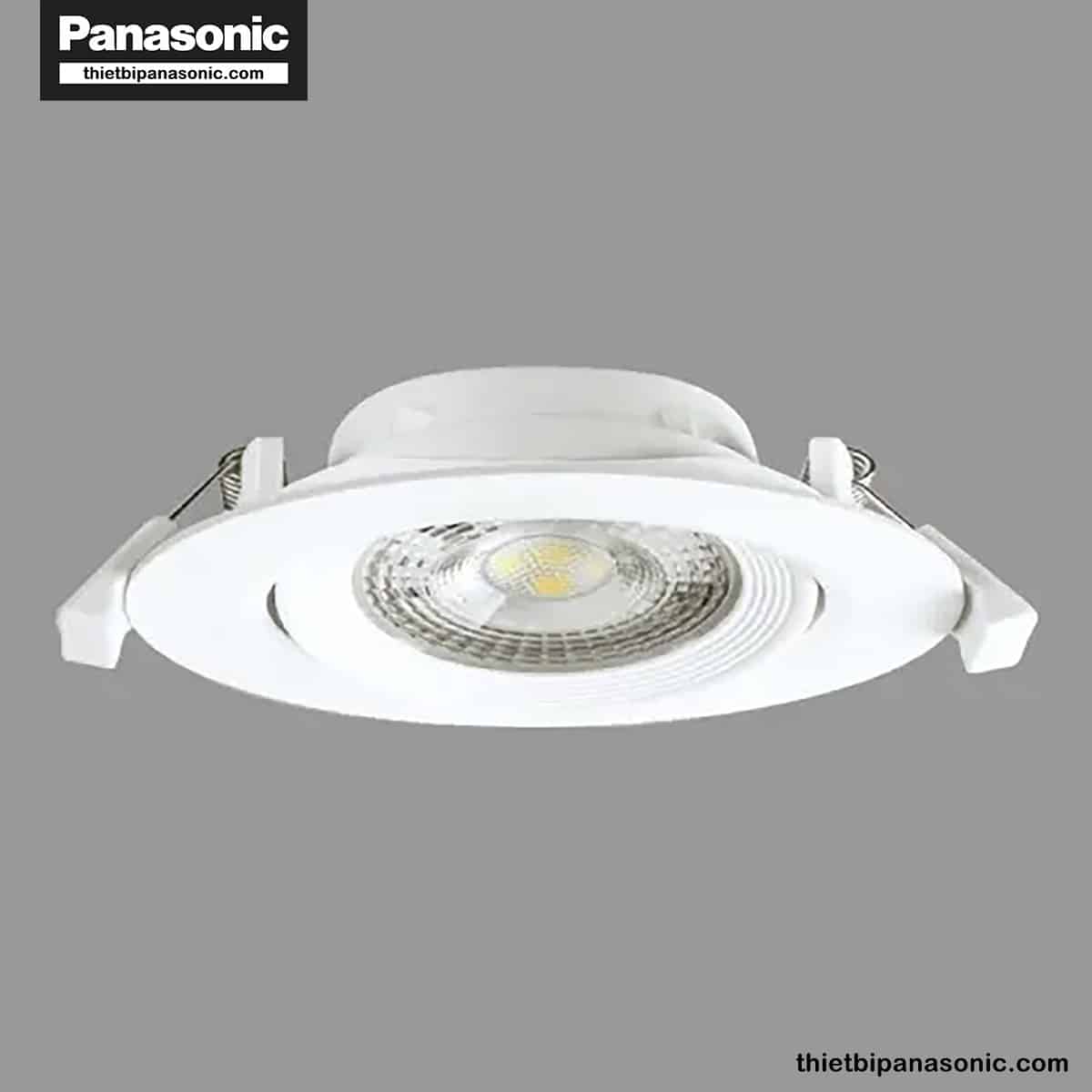 Đèn LED âm trần chỉnh góc Panasonic 7W tròn, góc chiếu 60° NNNC7624188 (ánh sáng vàng), NNNC7629188 (ánh sáng trung tính), NNNC7628188 (ánh sáng trắng)