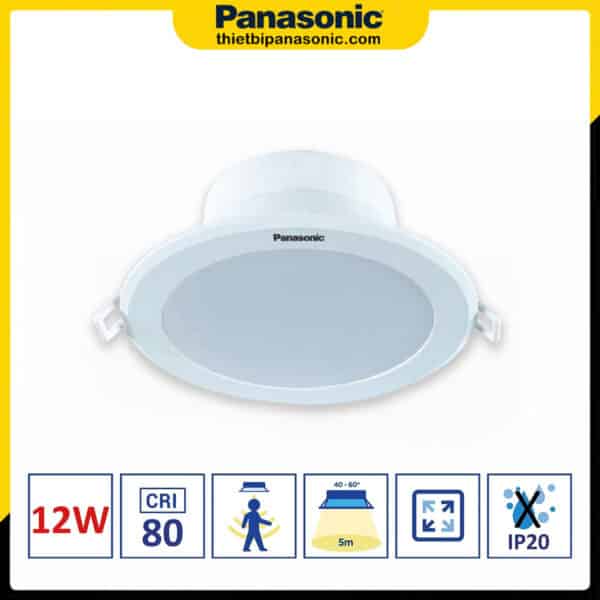 Đèn LED âm trần cảm biến Panasonic 12W | DN Series NNNC7640688 (ánh sáng vàng), NNNC7641688 (ánh sáng trung tính), NNNC7645688 (ánh sáng trắng)