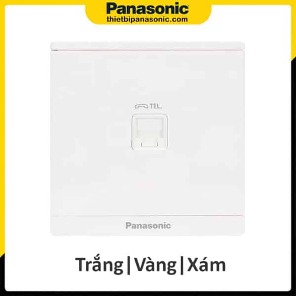 Bộ 1 ổ cắm điện thoại 4 cực Panasonic Moderva WMF403-VN (trắng), WMF403MYZ-VN (vàng ánh kim), WMF403MYH-VN (xám ánh kim)