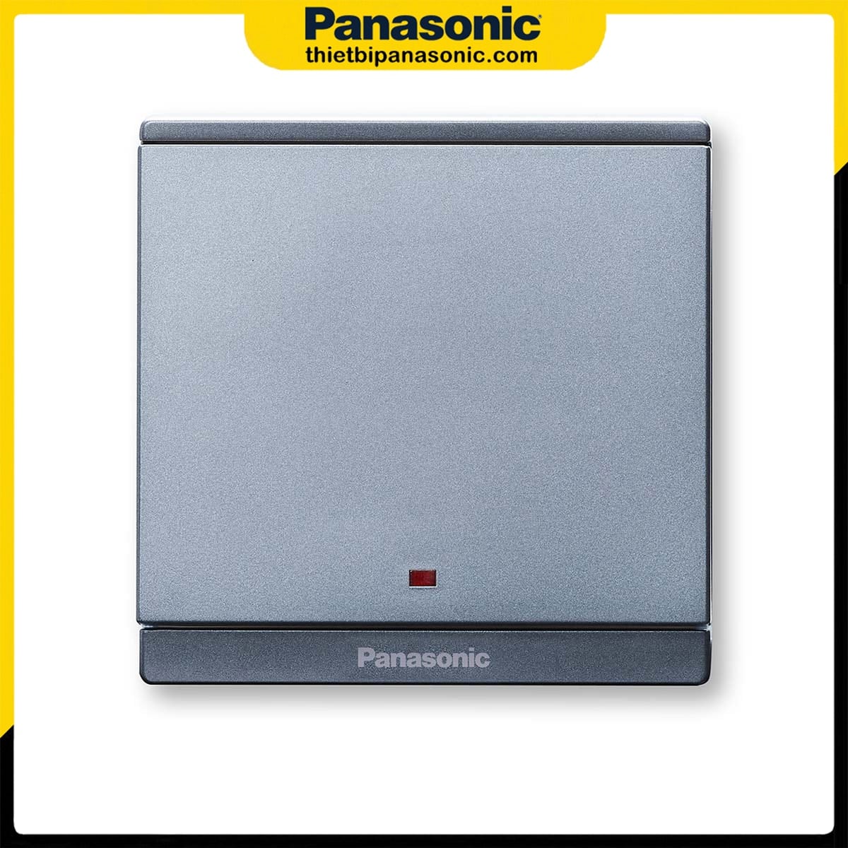 Bộ 1 công tắc 2 tiếp điểm Panasonic Moderva WMFV503307MYH (xám ánh kim)