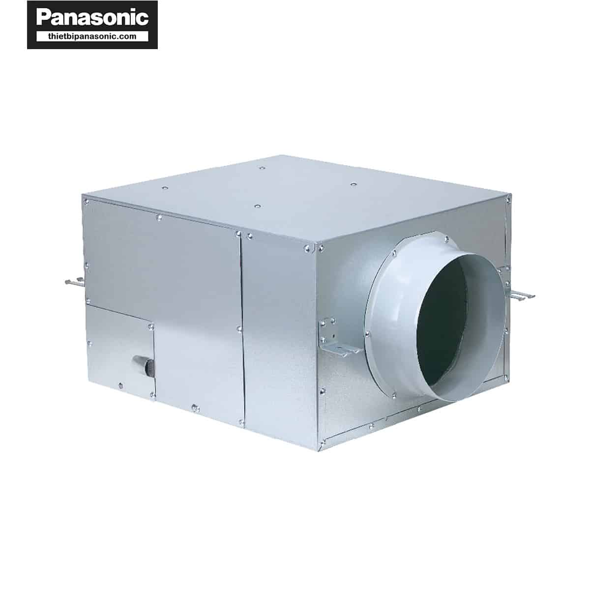 Quạt hút Cabinet Panasonic FV-12NS3 có thiết kế vuông vức, cứng cáp nhờ làm từ vật liệu thép mạ kẽm