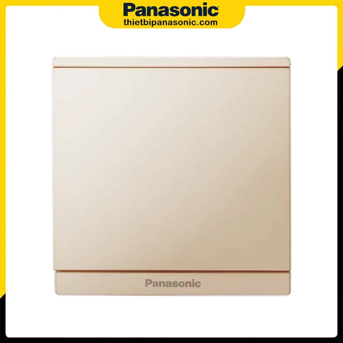 Mặt kín đơn Moderva Panasonic màu vàng ánh kim WMF6891MYZ-VN