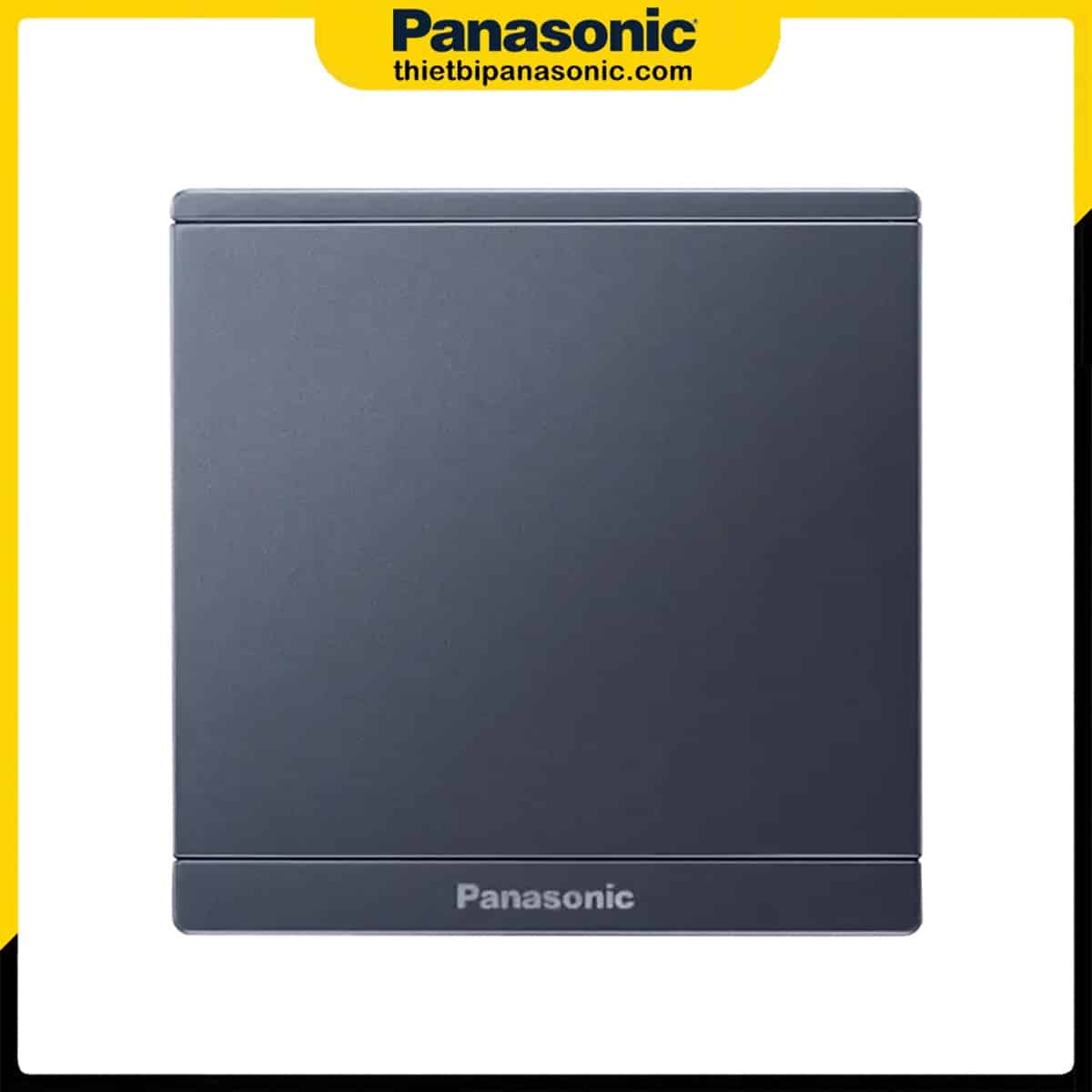 Mặt kín đơn Moderva Panasonic màu xám ánh kim WMF6891MYH-VN