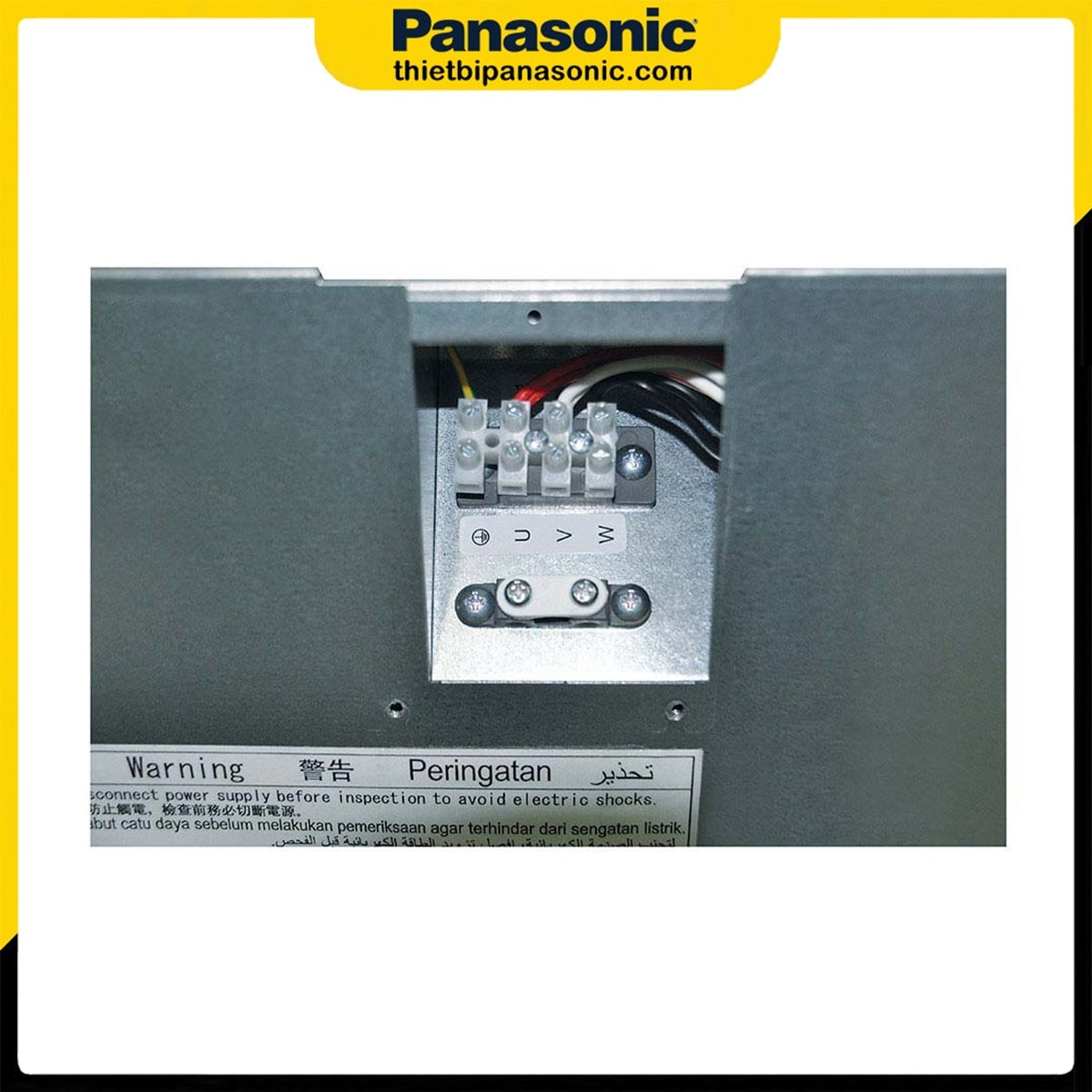 Hộp kết nối của Quạt thông gió 3 pha Panasonic FV-25SW3