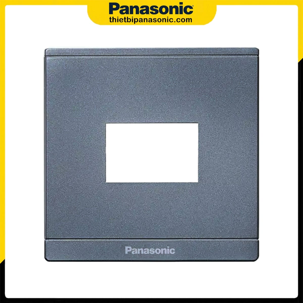 Mặt 1 thiết bị Panasonic Moderva màu xám ánh kim WMFV7811MYH