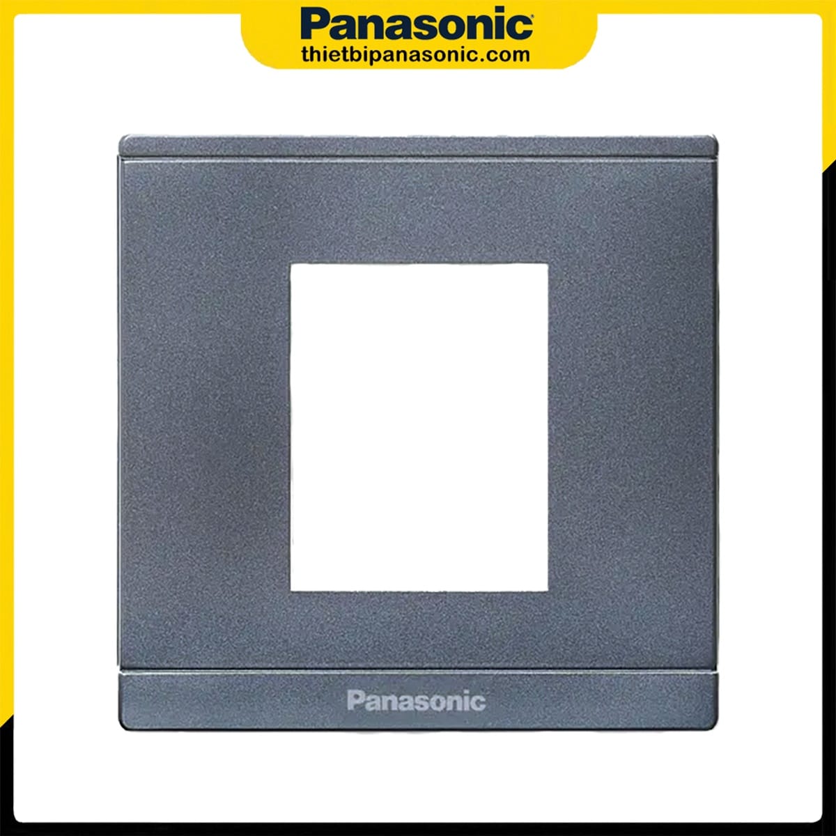 Mặt 2 thiết bị Panasonic Moderva màu xám ánh kim WMFV7812MYH