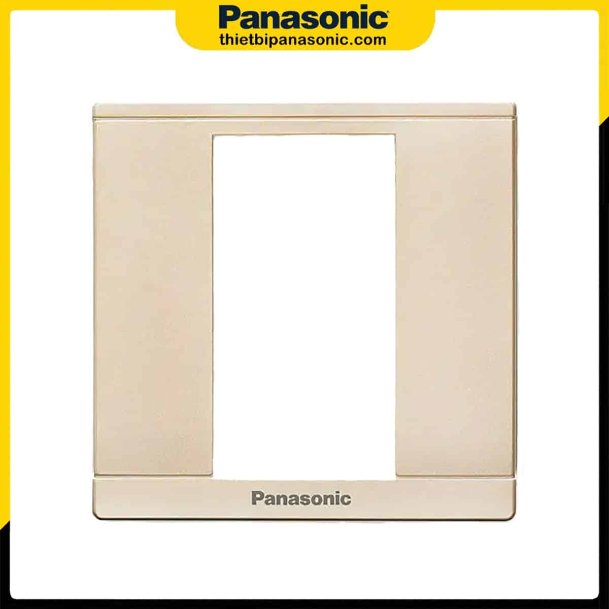 Mặt 3 thiết bị Panasonic Moderva màu vàng ánh kim WMFV7813MYZ