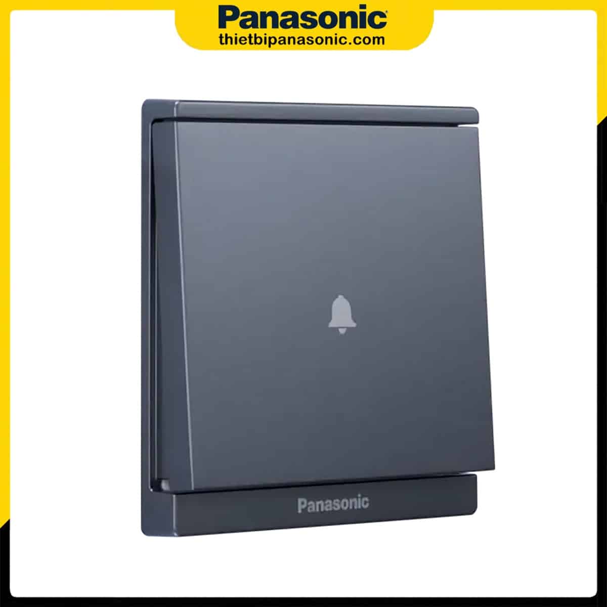 Nút nhấn chuông Panasonic Moderva WMF223MYH-VN (màu xám ánh kim)