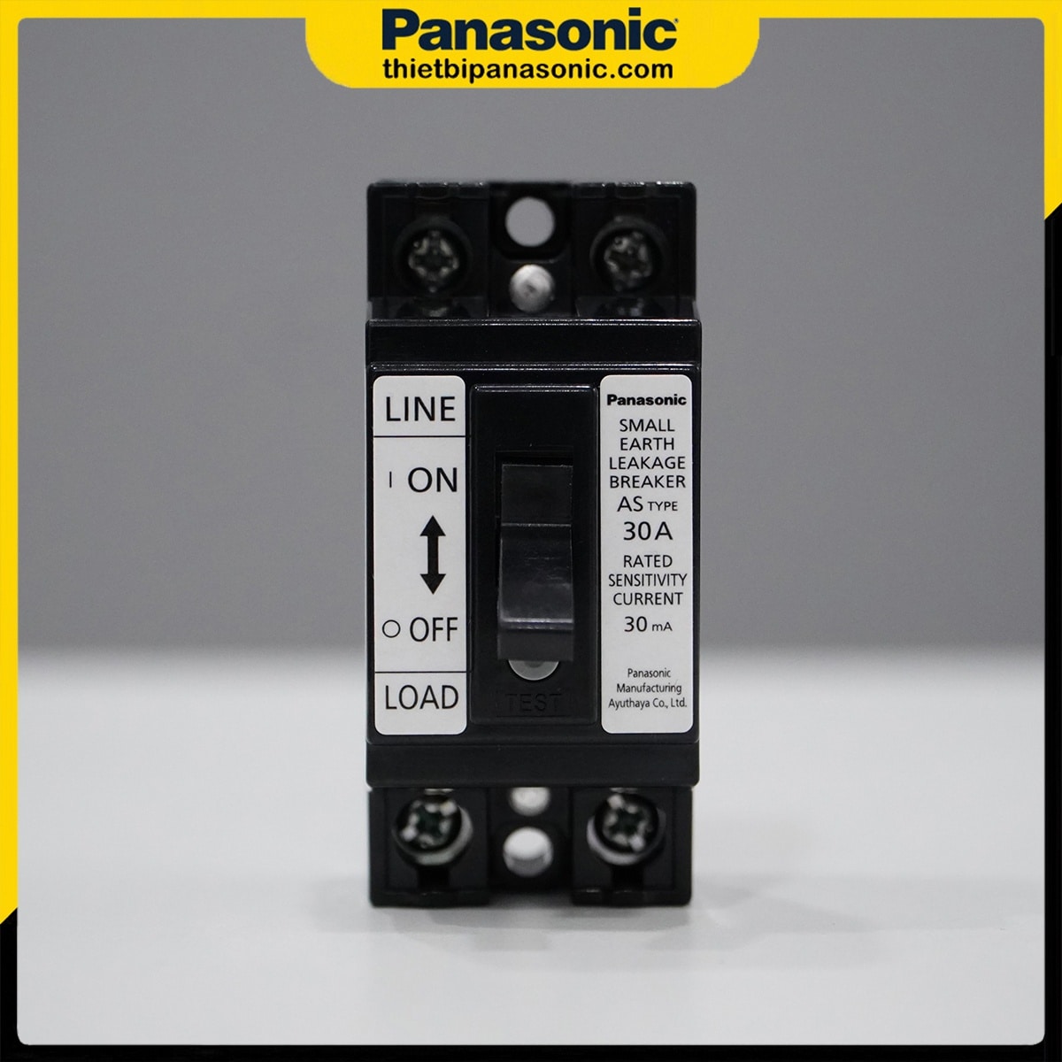 ELB Panasonic BJS3020NA2 30A 15mA 1.5kA được làm từ chất liệu cao cấp, bền bỉ khi sử dụng