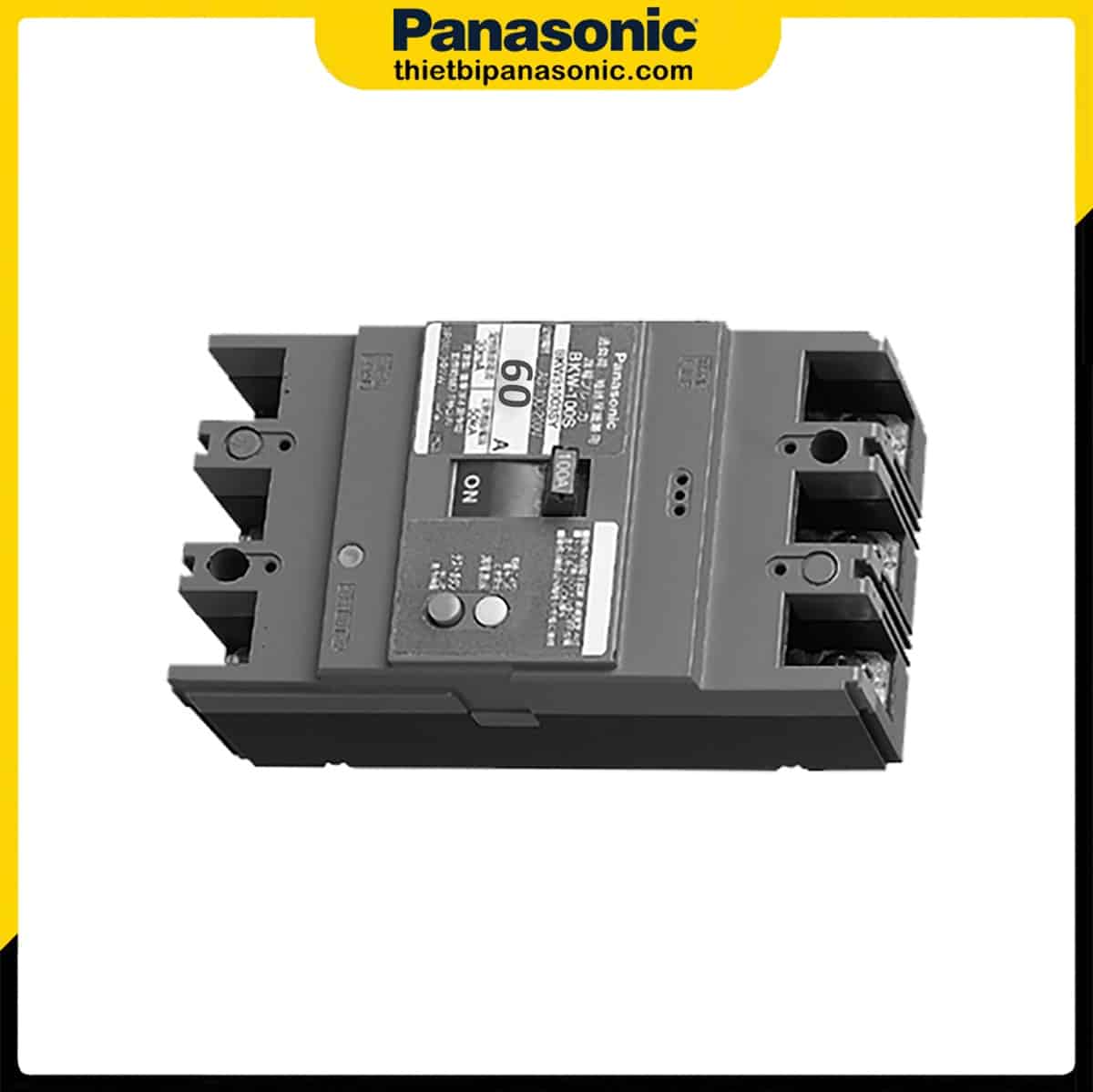 ELCB Panasonic 60A 30mA BKW2603SKY 10kA với dòng ngắt rò lên tới 30mA