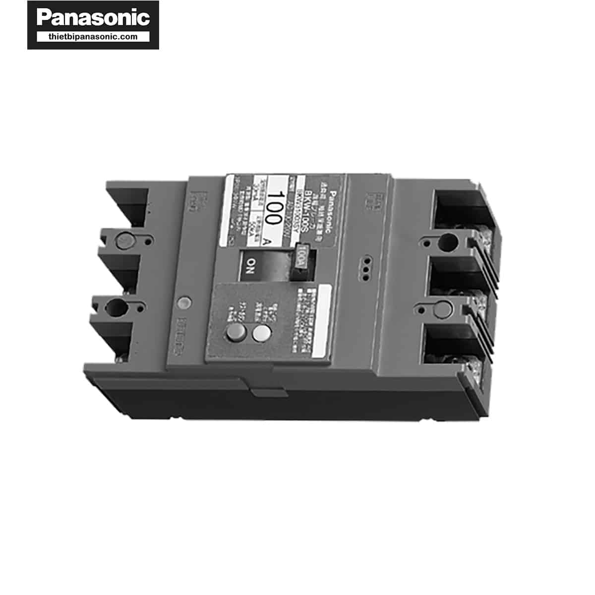 ELCB Panasonic 100A 30mA BKW21003KY 25kA với dòng ngắt rò lên tới 30mA