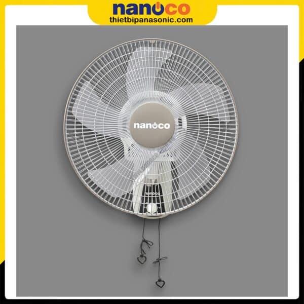 Quạt treo tường Nanoco NWF1604G màu xám có thiết kế hiện đại cùng chất lượng bền bỉ vượt thời gian