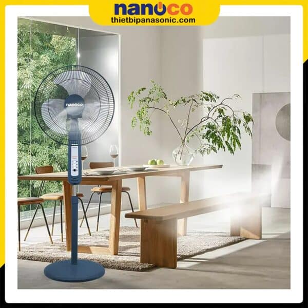 Với thiết kế đơn giản và màu sắc trendy, Quạt đứng Nanoco NSF1601G-B phù hợp với hầu hết các không gian cũng như phong cách nội thất