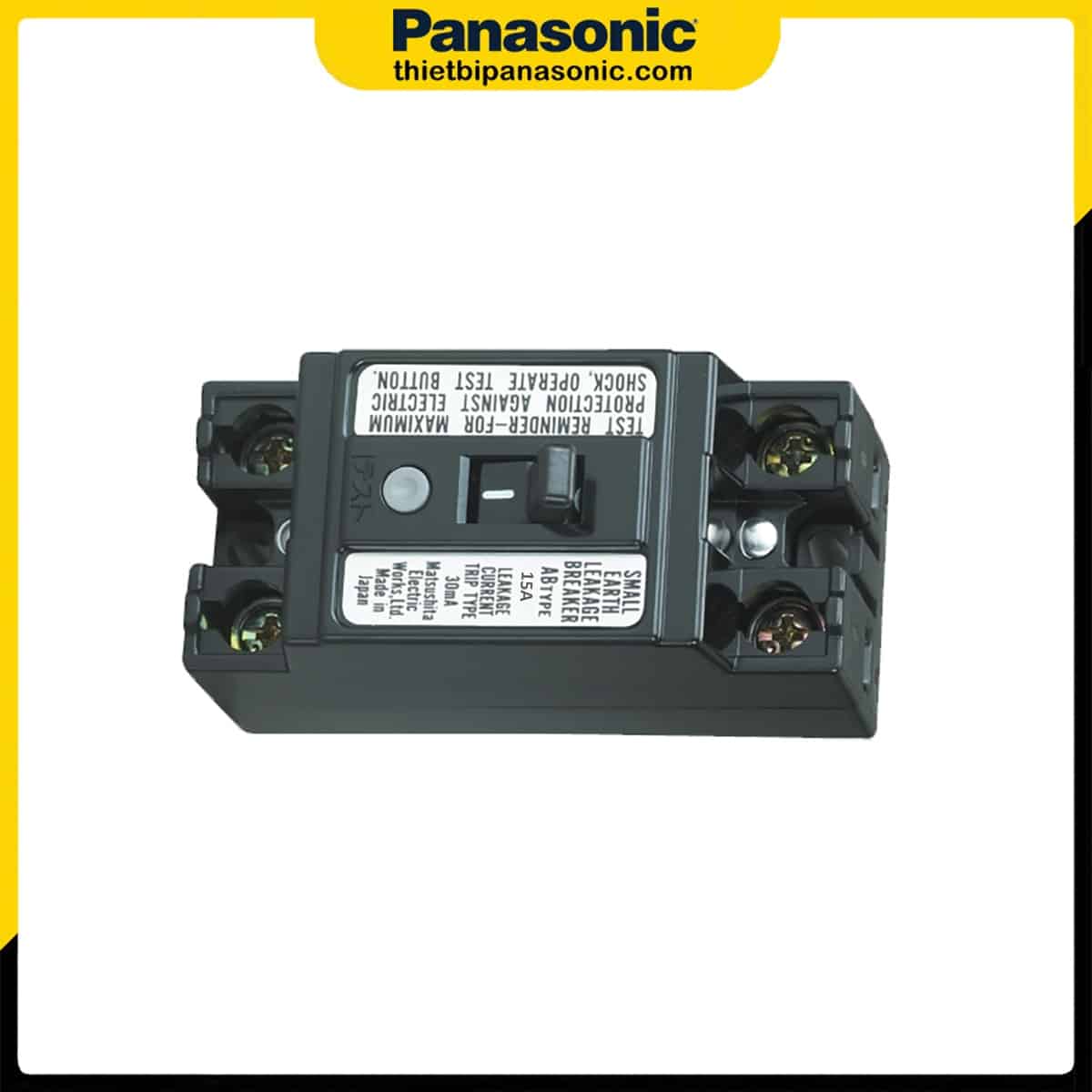 ELB Panasonic BJS1532S1V 15A 1.5kA 30mA là sản phẩm đáng tin cậy để bảo vệ hệ thống điện của mọi công trình.