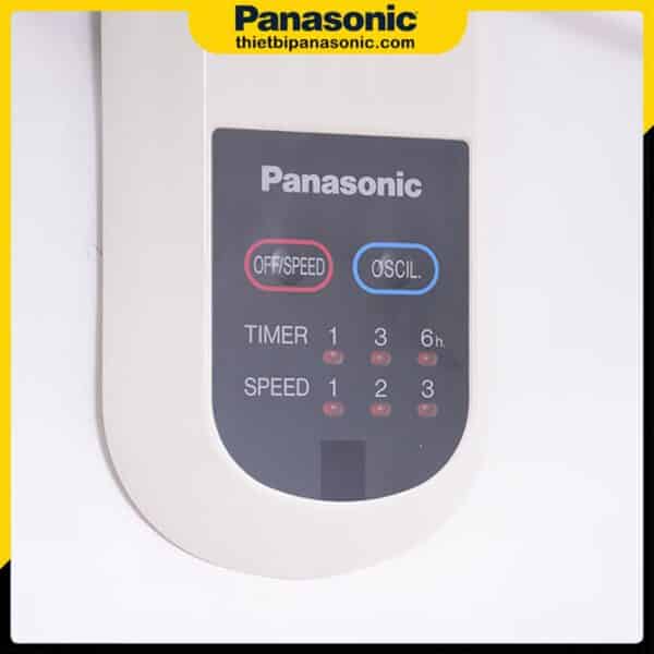 Khu vực điều khiển của Quạt treo Panasonic F-409MG màu trắng ngà
