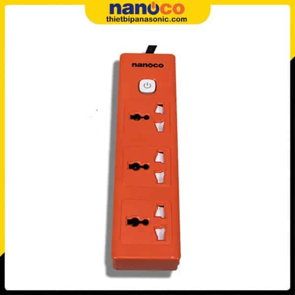 Ổ cắm có dây Nanoco NES3320-5 có màu cam bắt mắt