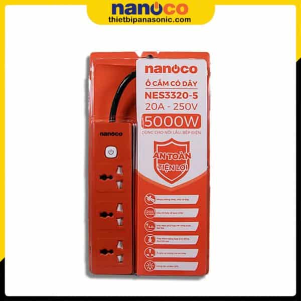 Hình ảnh Ổ cắm có dây Nanoco NES3320-5 được đóng gói trong hộp chắc chắn