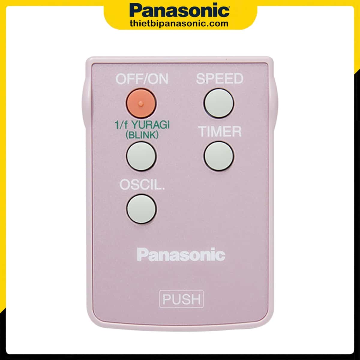Remote điều khiển từ xa của Quạt cây Panasonic F-308NHP màu hồng