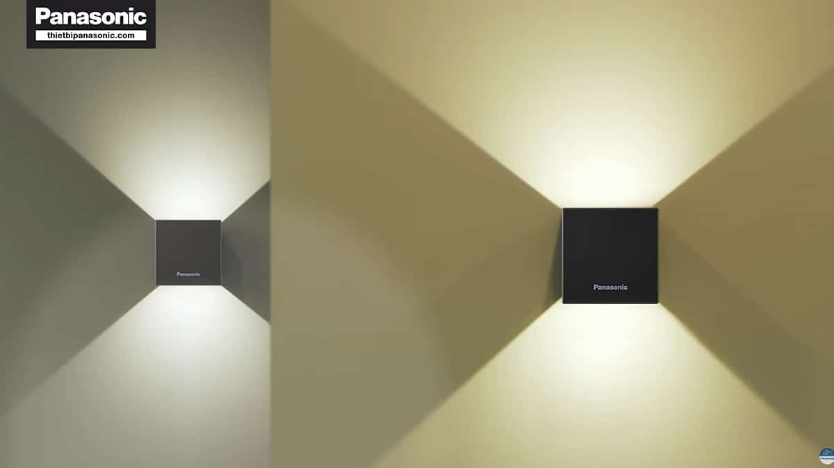 Đèn hắt tường Panasonic cho ánh sáng dịu nhẹ, chất lượng cao