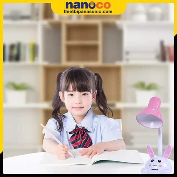Đèn bàn Nanoco NDKC01P có thiết kế hình thỏ dễ thương