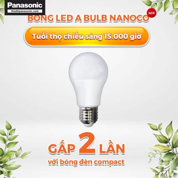 Đèn LED Bulb Nanoco 5W NLBA056, NLBA053 mang lại tuổi thọ gấp 2 lần bóng đèn Compact thông thường, giúp tiết kiệm chi phí sử dụng