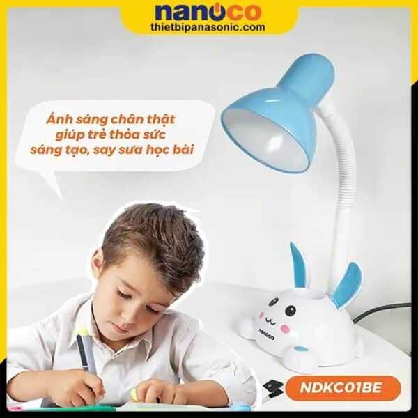 Đèn bàn Nanoco NDKC01BE có thiết kế hình thỏ dễ thương