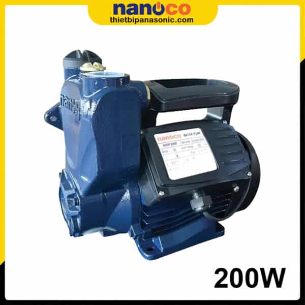 Máy bơm đẩy cao Nanoco 200W NSP200 | Dây điện 1.8m + phích cắm