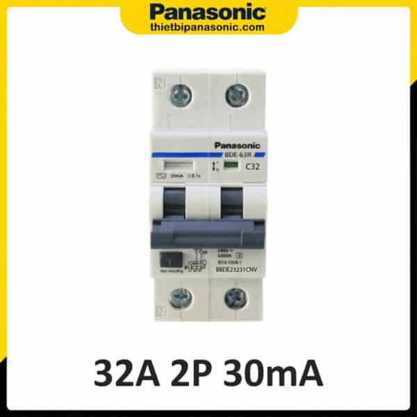 BBDE23231CNV - RCBO Panasonic 32A 2P 30mA 6kA 240V