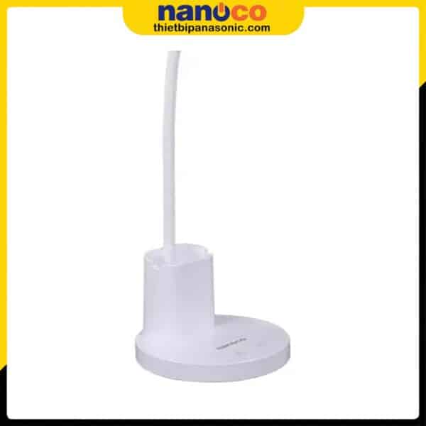 Chân đế của Đèn bàn LED Nanoco NDK10WC tích hợp khay đựng bút và giá đỡ điện thoại tiện lợi