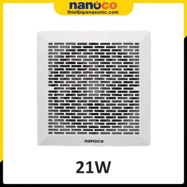 Quạt hút âm trần không ống dẫn Nanoco NCV2020 21W 262x262mm