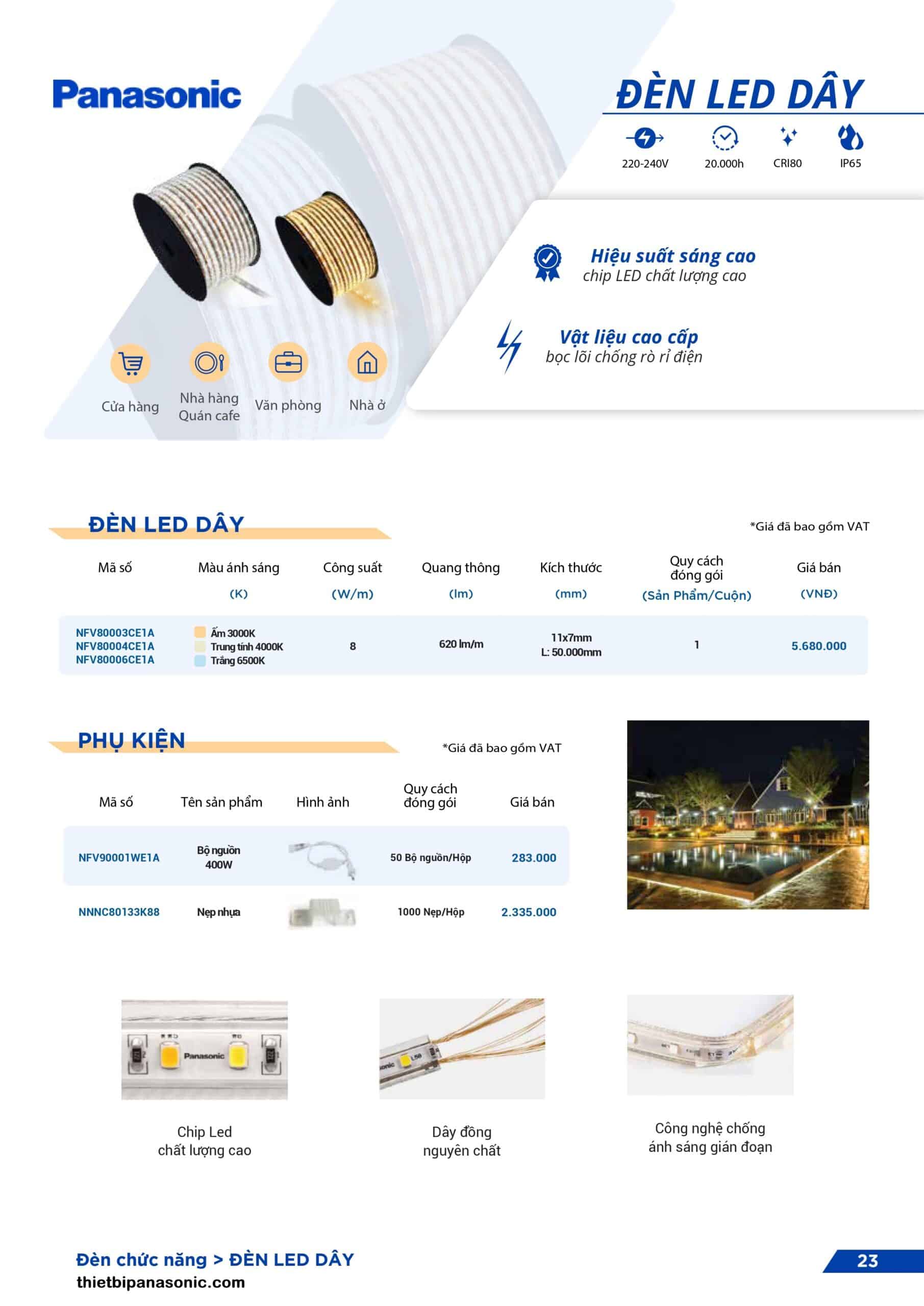 Catalogue Bảng giá đèn LED Panasonic Cập nhật mới Tháng 10/2023 (Trang 20/35)